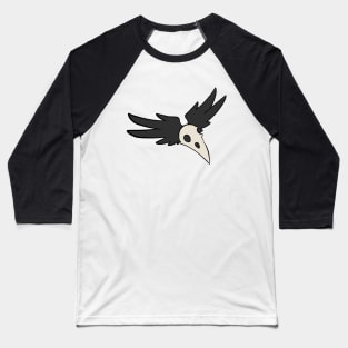 Crow skull Baseball T-Shirt